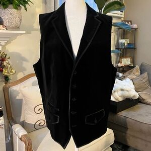 Express Black and Purple Vest